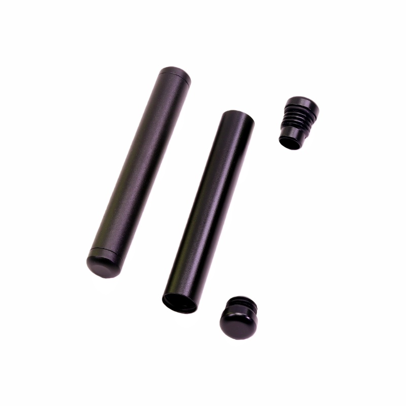 5Pack Aluminum Storage Tube Container Lightweight Airtight Metal Waterproof Storage Containers for Traveling 5 Pack Metal Storage Tube Container Fits King Size Cones