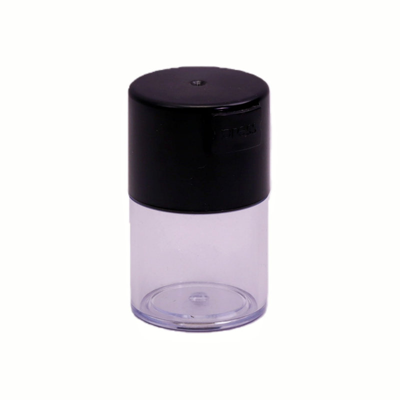 60ml Plastic Press Airtight Jar for Spices 2OZ Compact Press-to-exhaust Storage Container Small Vacuum Sealed Jar for Kitchen Organization BPA-free Plastic Airtight Canister 60ml