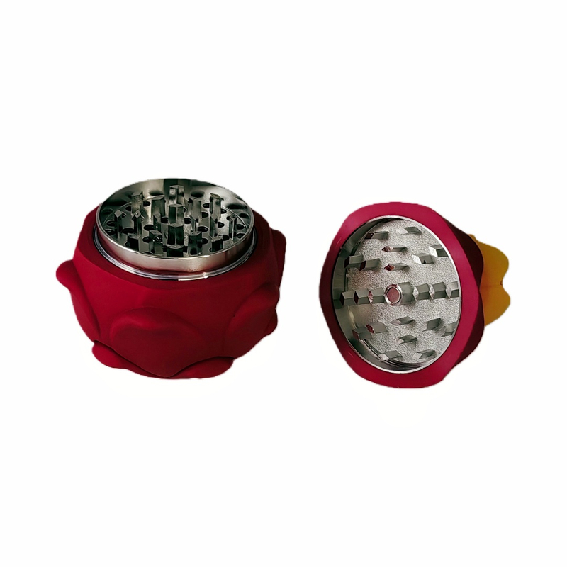 4 Piece Dragon Fruit Grinder Novelty Dragon Fruit Grinder Removable Screen Spice Mill for Weed Pine Pitaya Shaped Herb Grinder for Smoking