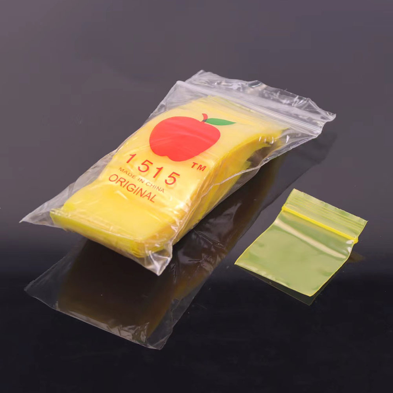 1 Pack Of 100 Pieces Color 1515# Mini Ziplock 2 MIL Plastic Reclosable Bag