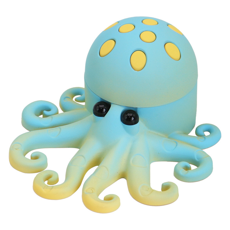 Good Selller 3 Parts Colorful Octopus Herb Grinder;3 Parts Colorful Octopus Weed Grinder;3 Parts Colorful Octopus Handmuller