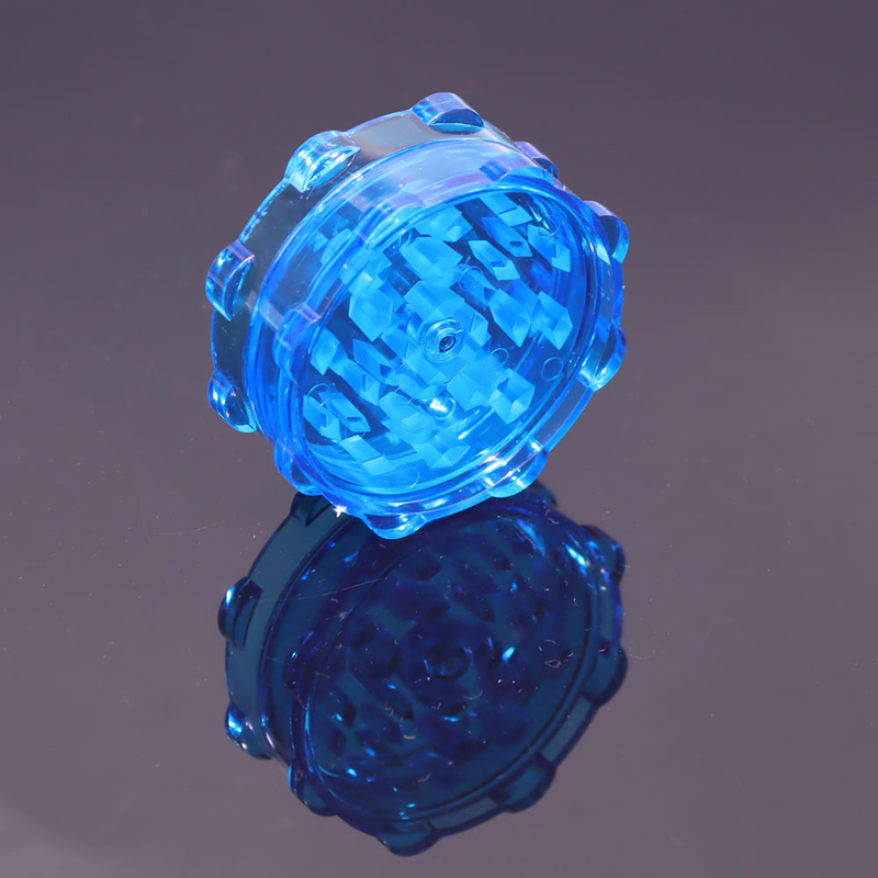 2.56" 2 Parts Plastic Lotus Shaped Weed Grinder 