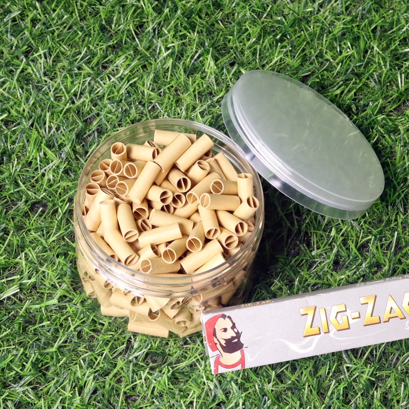 6mm 500Pack Natrual Unbleached Pre-rolled Filter Tip Unbleached Rolling Paper Joint