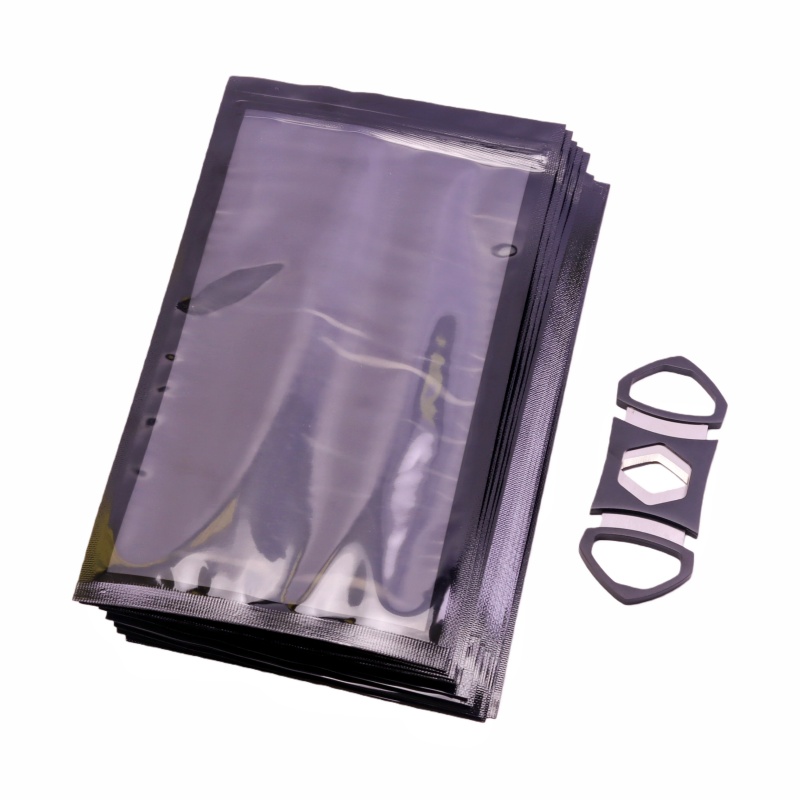 Portable Ziplock Humidor Bag with Moisturizing Layer Reusable Travel Cigar Hydration Bags Cigar Storage Accessories Travel Humidor