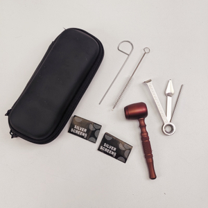 KT1011 Smoking Pipe Kit Big Tobacco Pipe Smoking Accessories Kit 7 Pieces