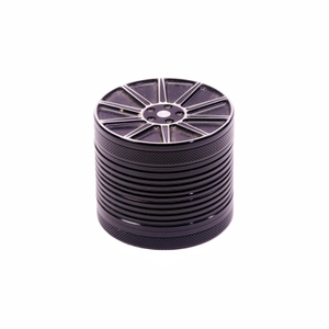 4 Parts 2.6“ Manual Aluminum Alloy Wheel Hub Shaped Top Herb Grinder Weed Grinder For Marijuana With Removable Screen