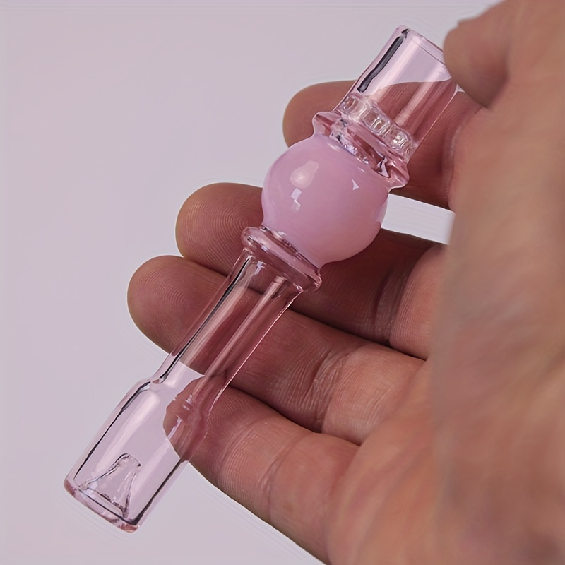 Dual-use Glass Pipe for Weed Two-way Glass Pipe for Smoking Reversible Use Smoking Pipe