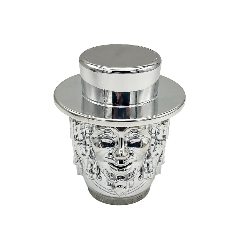 4 Parts Bob Marley Shaped Zinc Alloy Herb Grinders