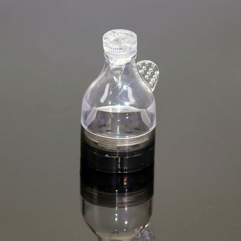 4 Parts Plastic Funnel Dispenser Herb Grinder 
