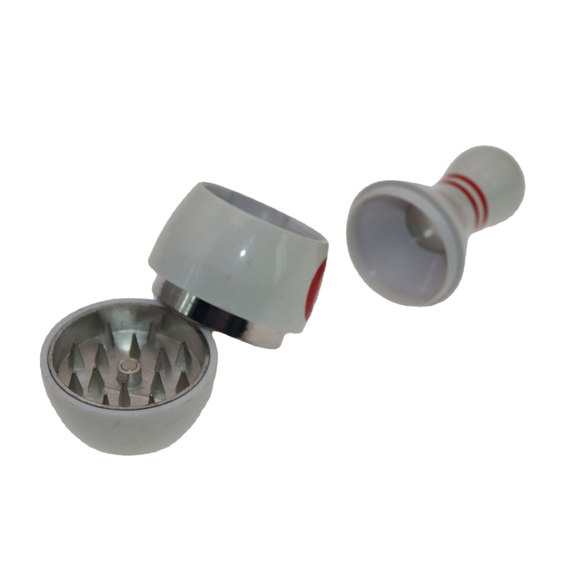 3 Parts Bowling Shaped Zinc Alloy Spice Grinder