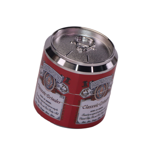 4 Parts Beer Can Shaped Metal Herb Grinders