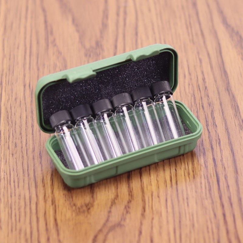 3/6/8 Pack 4ml Amber Small Liquid Sample Glass Vials with Screw Caps Dram Leak-Proof Vial Black Screw Cap with PE Liners for Lab Essential Oil Perfume Reagents