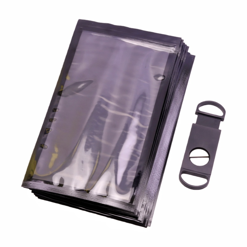 Cigar Humidor Bag Hydration Bag for Travel Business Trip Premium 5-Pack Reusable Cigar Humidor Bags with Humidity Control Ziplock Travel Case for Fresh Cigars