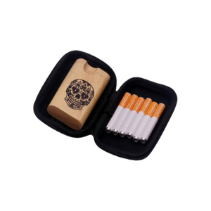 Pattern Marijuana Dugout One Hitter Smoking Pipe Kit Wooden Dugout One Hitter Box Bat Smoking Pipe Kit