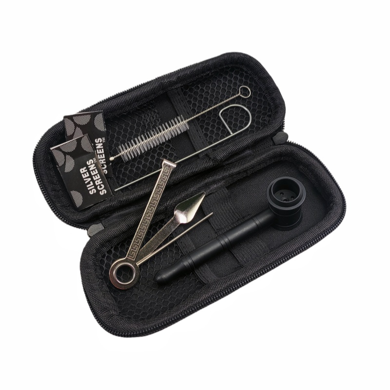 KT1012 Smoking Hand Pipe Kit Big Tobacco Hand Pipe Smoking Accessories Kit 7 Pieces