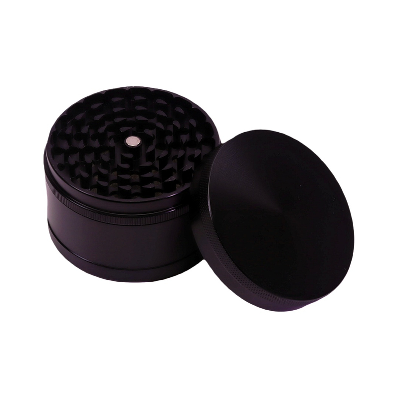 3 Inches 4 Chamber Jumbo CNC Aluminum Herb Grinder For Smoking Solid Top Durable Metal Grinder