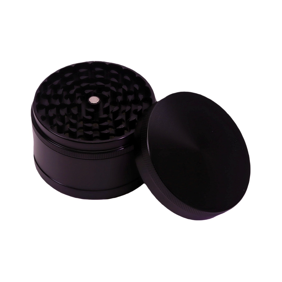 3 Inches 4 Chamber Jumbo CNC Aluminum Herb Grinder For Smoking Solid Top Durable Metal Grinder