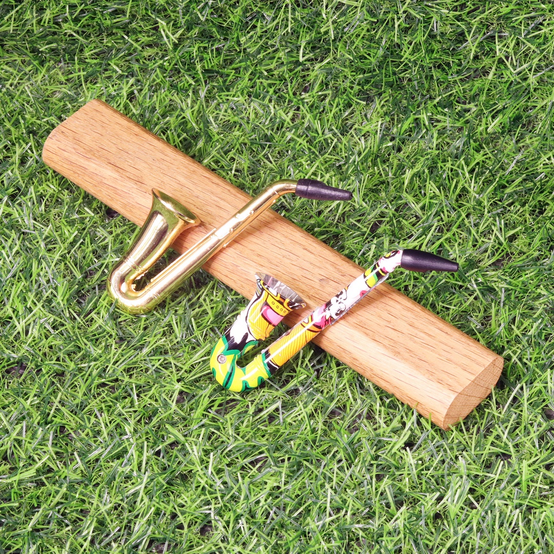 6 Pack Saxophone Pipe Set Saxophone Smoking Pipe Kit Axophone Tobacco Pipe Set Sax-shaped Hand Pipe Kit