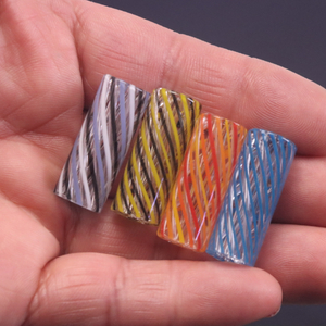 12mm 7 Holes Clear Glass Vortex Tips For Rolling Paper 12mm Spiral Vortex Clear Filters 8 Count Perc Tips Glass Tips 12mm Spiral Vortex Filters 