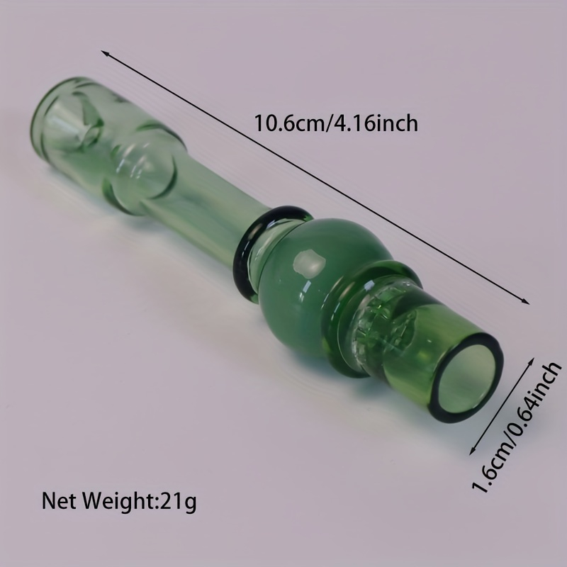 Dual-use Glass Pipe for Weed Two-way Glass Pipe for Smoking Reversible Use Smoking Pipe