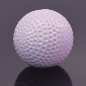 Novelty 2 Parts Magnetic Plastic White Golf Shaped Spice Grinder