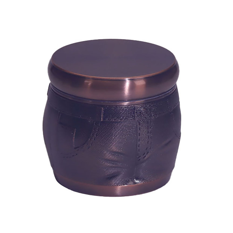 4 Parts Heavy Dut Jeans Shaped Zinc Alloy Tobacco Grinder