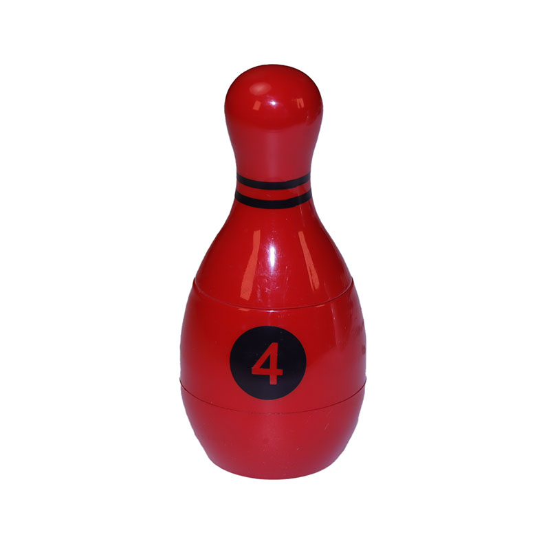 3 Parts Bowling Shaped Zinc Alloy Spice Grinder