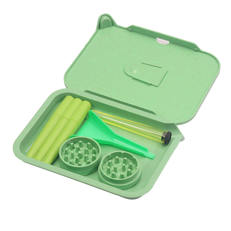 5 Pieces Friendly Rolling Tray Set For Weed Rolling Tray Bundle For Cannabis