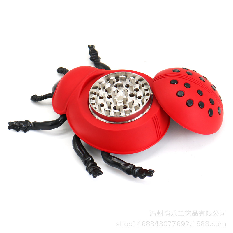 5 Pieces Ladybuy Shaped Herb Grinder With Scraper