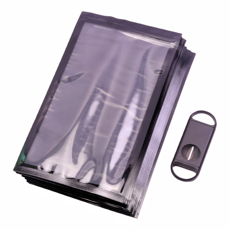 Cigar Humidor Bag Hydration Bag for Travel Business Trip Premium 5-Pack Reusable Cigar Humidor Bags with Humidity Control Ziplock Travel Case for Fresh Cigars