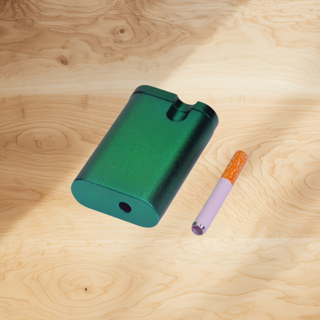 3 Inches Pull Type Universal Screw Top Matte Alumium CNC Dugouts For Smoking Marijuana Dugout For Smoking Weed