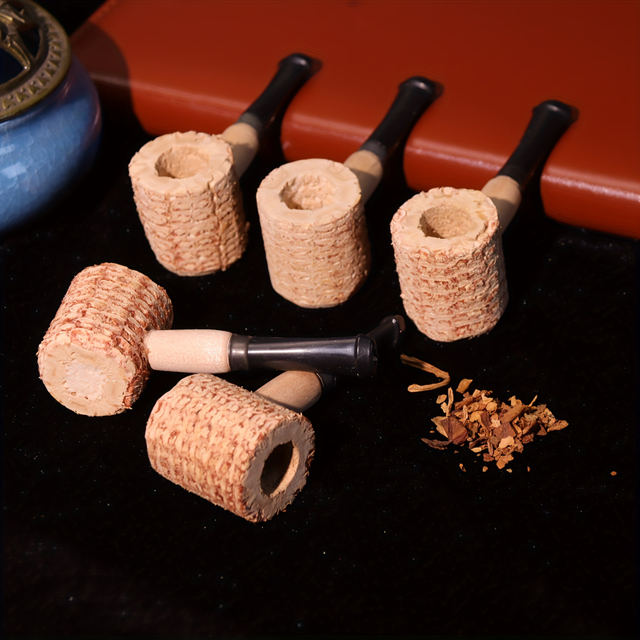24pcs Straight Mini Corn Cob Tobacco Pipe Small Corn Cob Smoking Pipe Corn Pipe Tobacco Corn Cob Tobacco Pipe