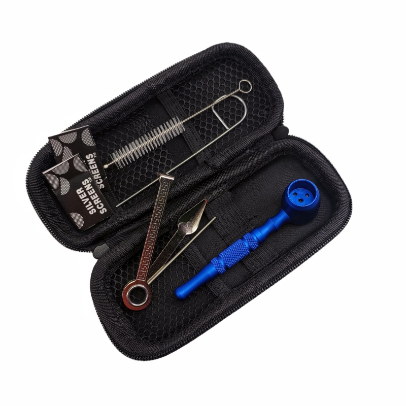 KT1011 Smoking Pipe Kit Big Tobacco Pipe Smoking Accessories Kit 7 Pieces