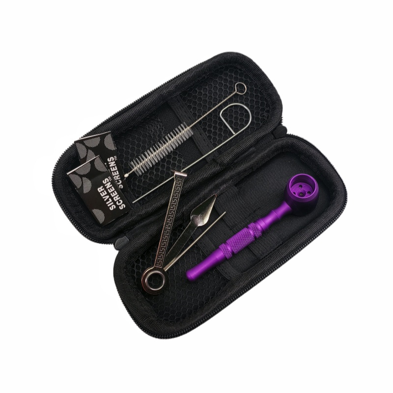 KT1011 Smoking Pipe Kit Big Tobacco Pipe Smoking Accessories Kit 7 Pieces