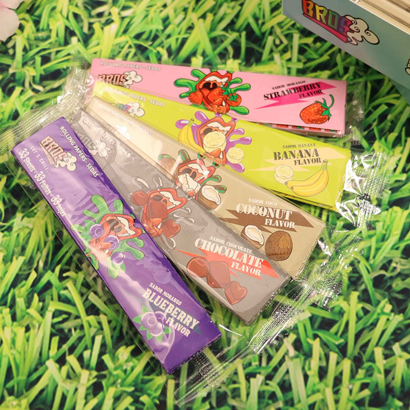 110x44MM King Size Flavored Rolling Paper Rolling Paper for Weed 1 1/4 Flavoured Rolling Paper for Smoking Raw Rolling Paper Rolling Paper Booklet