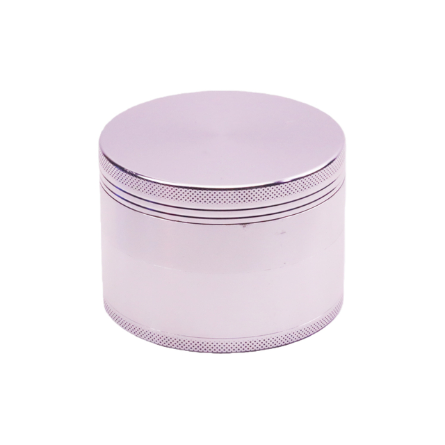 Durable Heavy Duty Solid Top Jumbo 4 Layer Sharp Teeth Aluminum Alloy Herb Grinder for Weed