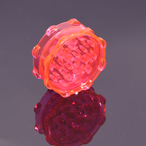 2.56" 2 Parts Plastic Lotus Shaped Weed Grinder 