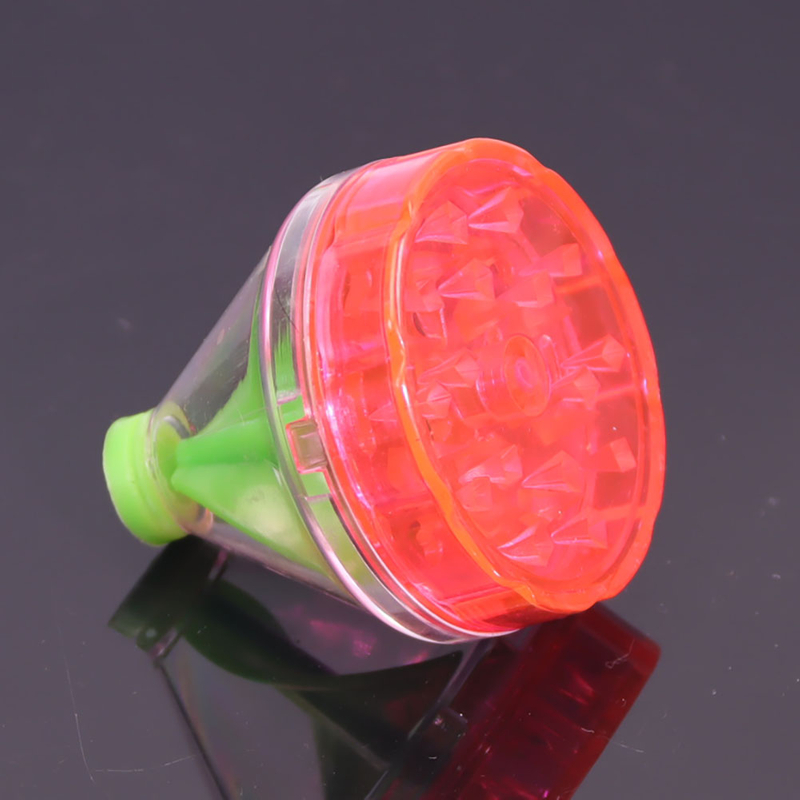 4 Parts Plastic Cone Shaped Dispenser Herb Grinder 