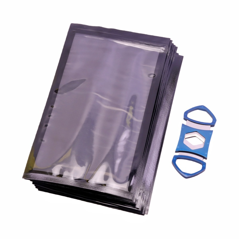 Portable Ziplock Humidor Bag with Moisturizing Layer Reusable Travel Cigar Hydration Bags Cigar Storage Accessories Travel Humidor