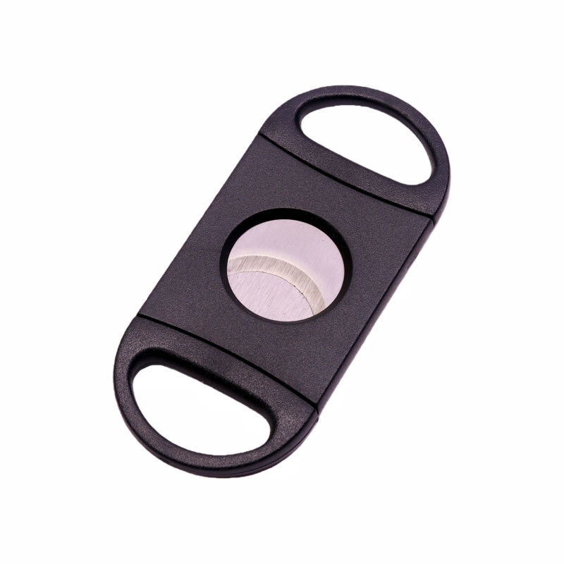 Durable Premium Stainless Steel Plastic Cigar Cutter Portable Blade Sharp Plastic Cigar Cutter Cheap Plastic Cigar Cutter