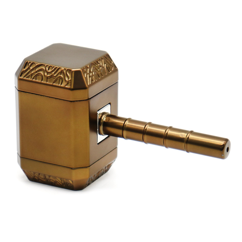 Magic Hammer Of The God Thor Shaped Herb Grinder Mjollnir Shaped Herb Grinder With Tobacco Pipe