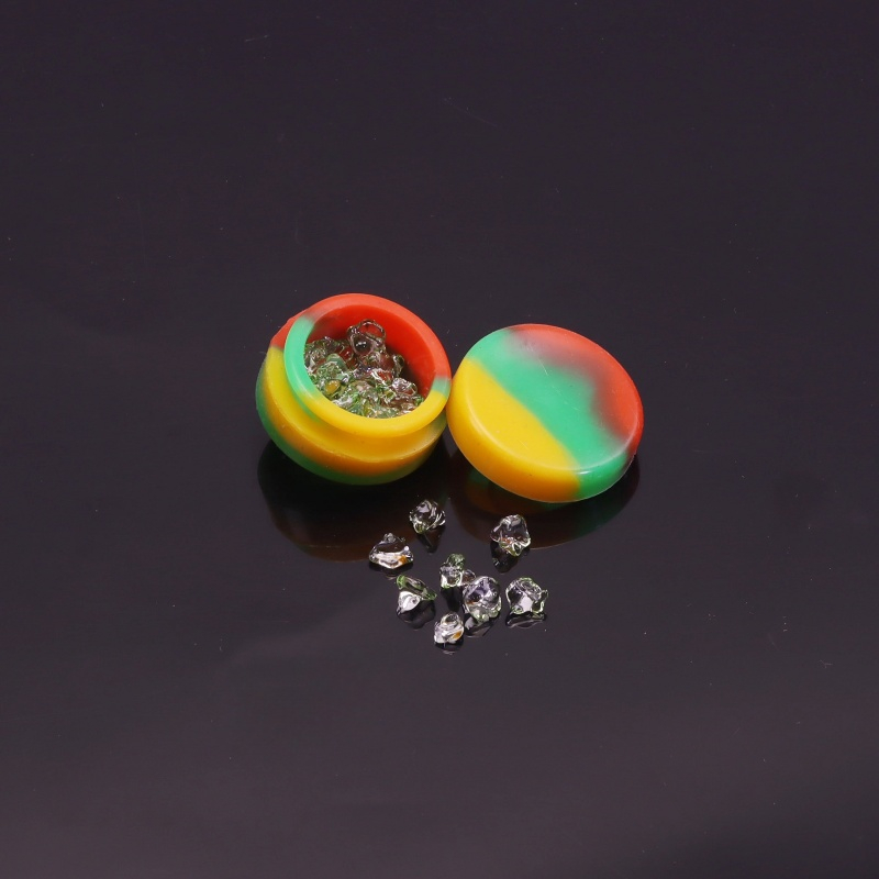 30pcs Pack Glass Flower Filter For Pipe Daisy Glass Pipe Filter Glass Screen Pipe Filter Bowls Glass Pipe Filter With Rasta Silicone Jar