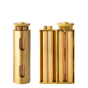 DIY Luxury Vintage Brass Cigarette Roller Machine For 70MM
