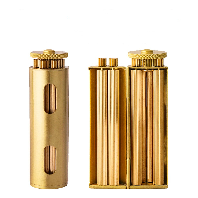 DIY Luxury Vintage Brass Cigarette Roller Machine For 70MM