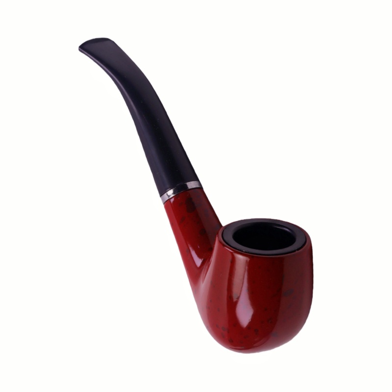 10 Pack Resin Pipe Set Pipe with Windshield And Filter Ball 3-in-1 Pipe Tool Kit Pipe Cleaning Brush Set PU Storage Bag Pipe Kit Tobacco Pipe Accessories Set