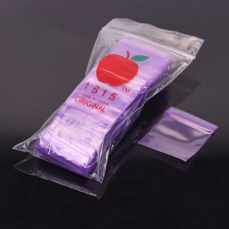 1 Pack Of 100 Pieces Color 1515# Mini Ziplock 2 MIL Plastic Reclosable Bag