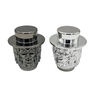 4 Parts Bob Marley Shaped Zinc Alloy Herb Grinders