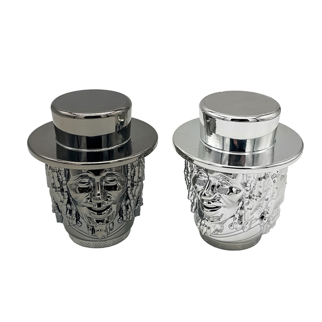 4 Parts Bob Marley Shaped Zinc Alloy Herb Grinders