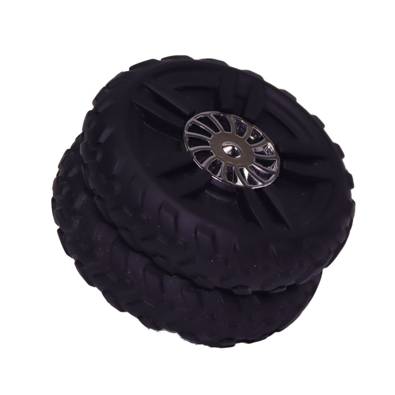 2 Parts Wheels Shaped Aluiminum Herb Grinders