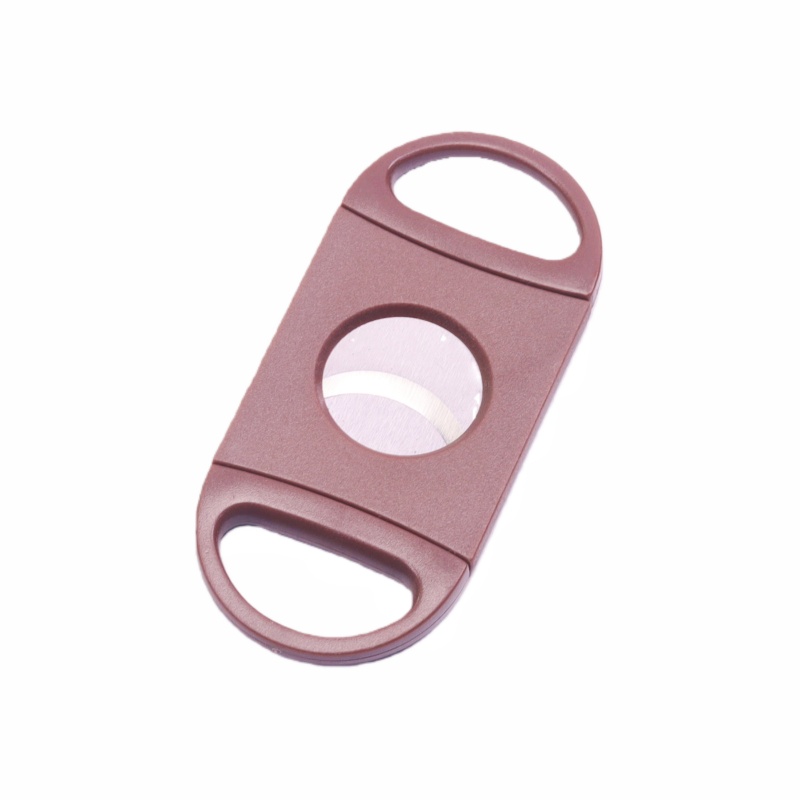 Durable Premium Stainless Steel Plastic Cigar Cutter Portable Blade Sharp Plastic Cigar Cutter Cheap Plastic Cigar Cutter
